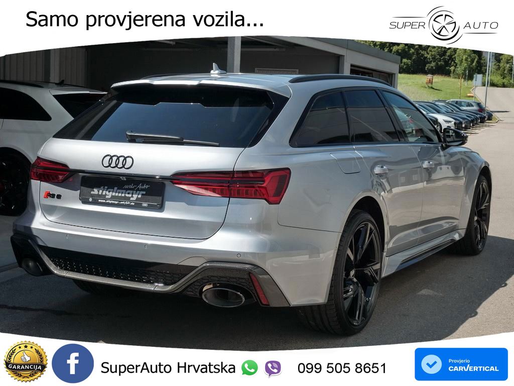 Audi RS6 Avant 4.0 TFSI V8 (600 KS) quattro Tiptronic ACC+HEAD+4xGR SJED+360+PANO
