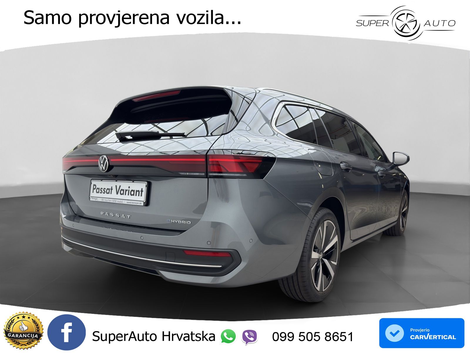 Volkswagen Passat Variant 1.5 TSI (204 KS) eHybrid DSG Business LED+GR SJED+ACC