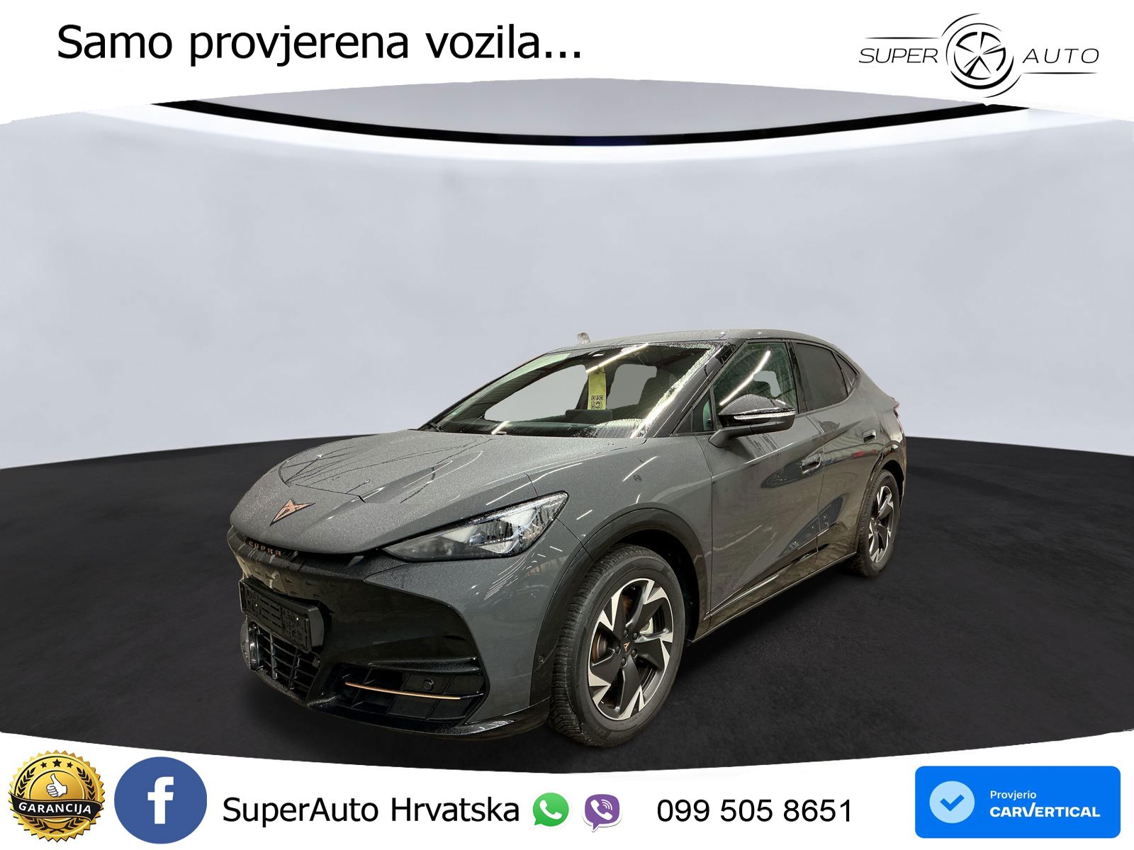 Cupra Tavascan 82 kWh (286 KS) MATRIX+GR SJED+KAM