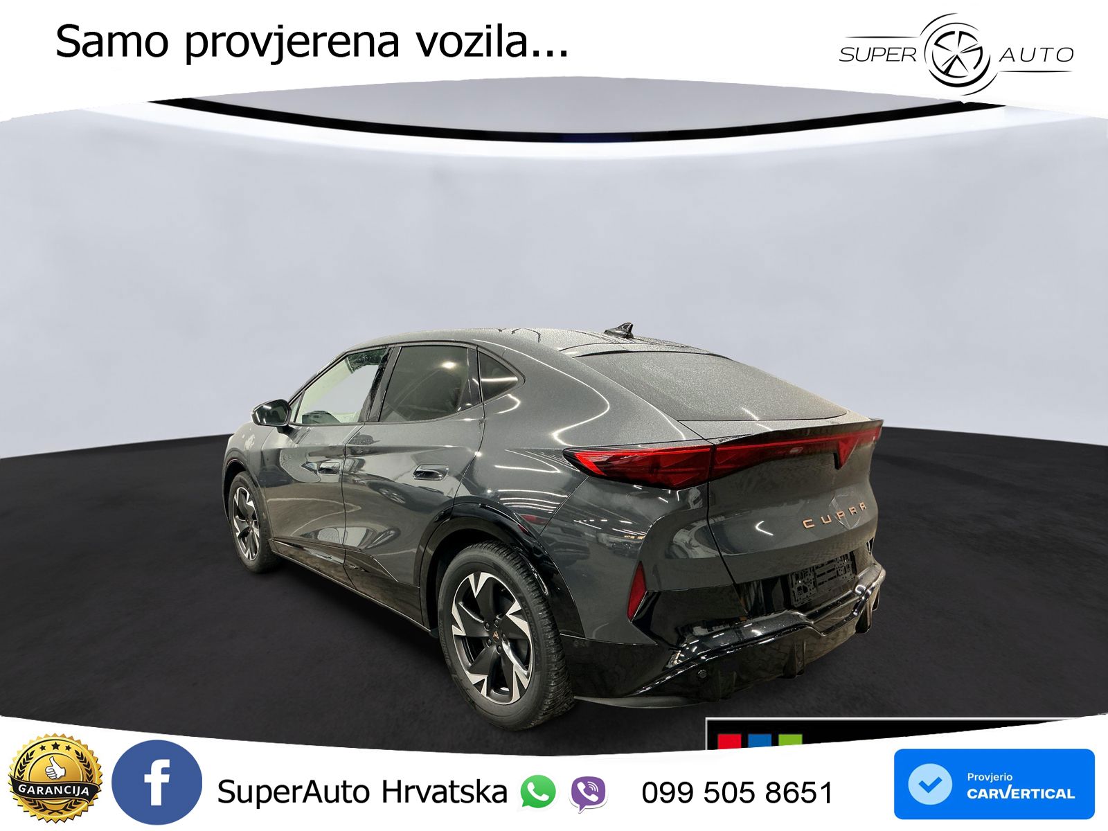 Cupra Tavascan 82 kWh (286 KS) MATRIX+GR SJED+KAM
