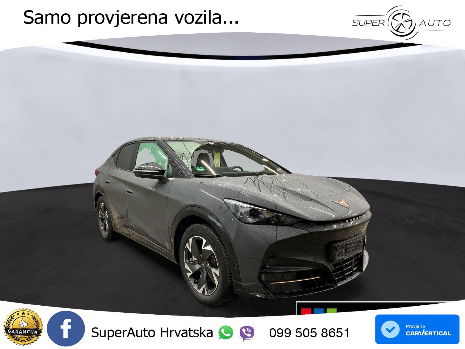 Cupra Tavascan 82 kWh (286 KS) MATRIX+GR SJED+KAM