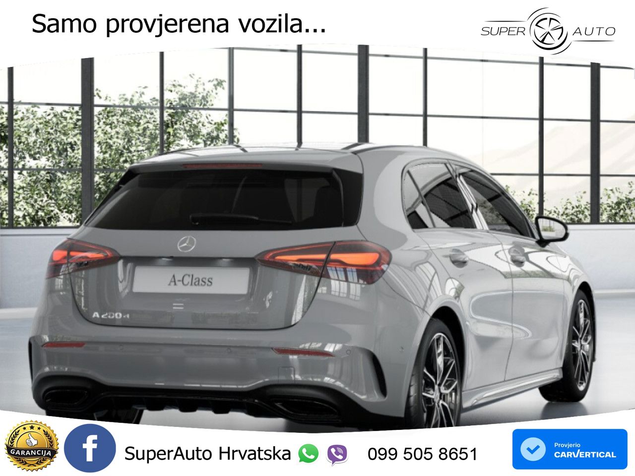 Mercedes-Benz A 200d 8G-DCT AMG LED+GR SJED+ACC