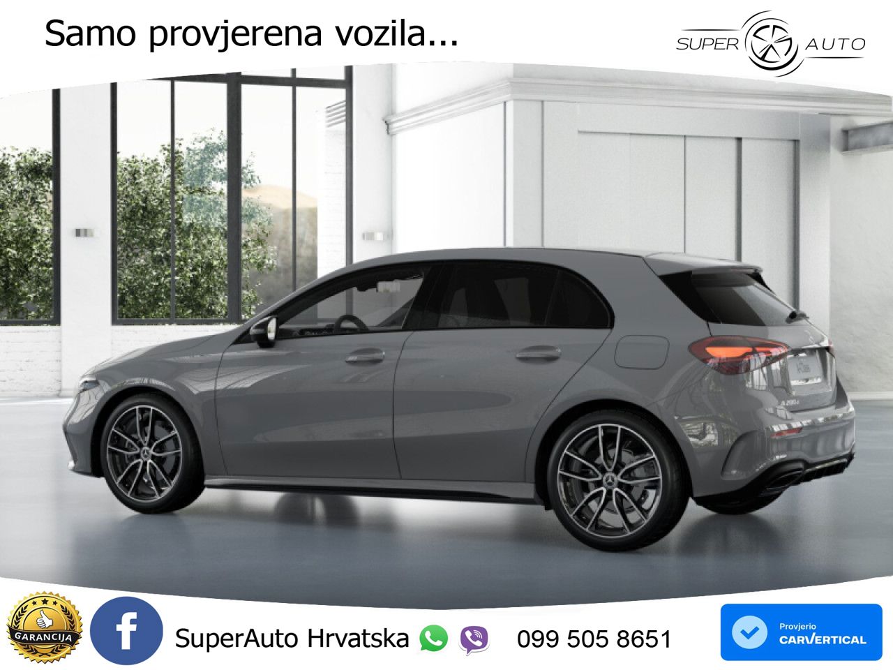 Mercedes-Benz A 200d 8G-DCT AMG LED+GR SJED+ACC