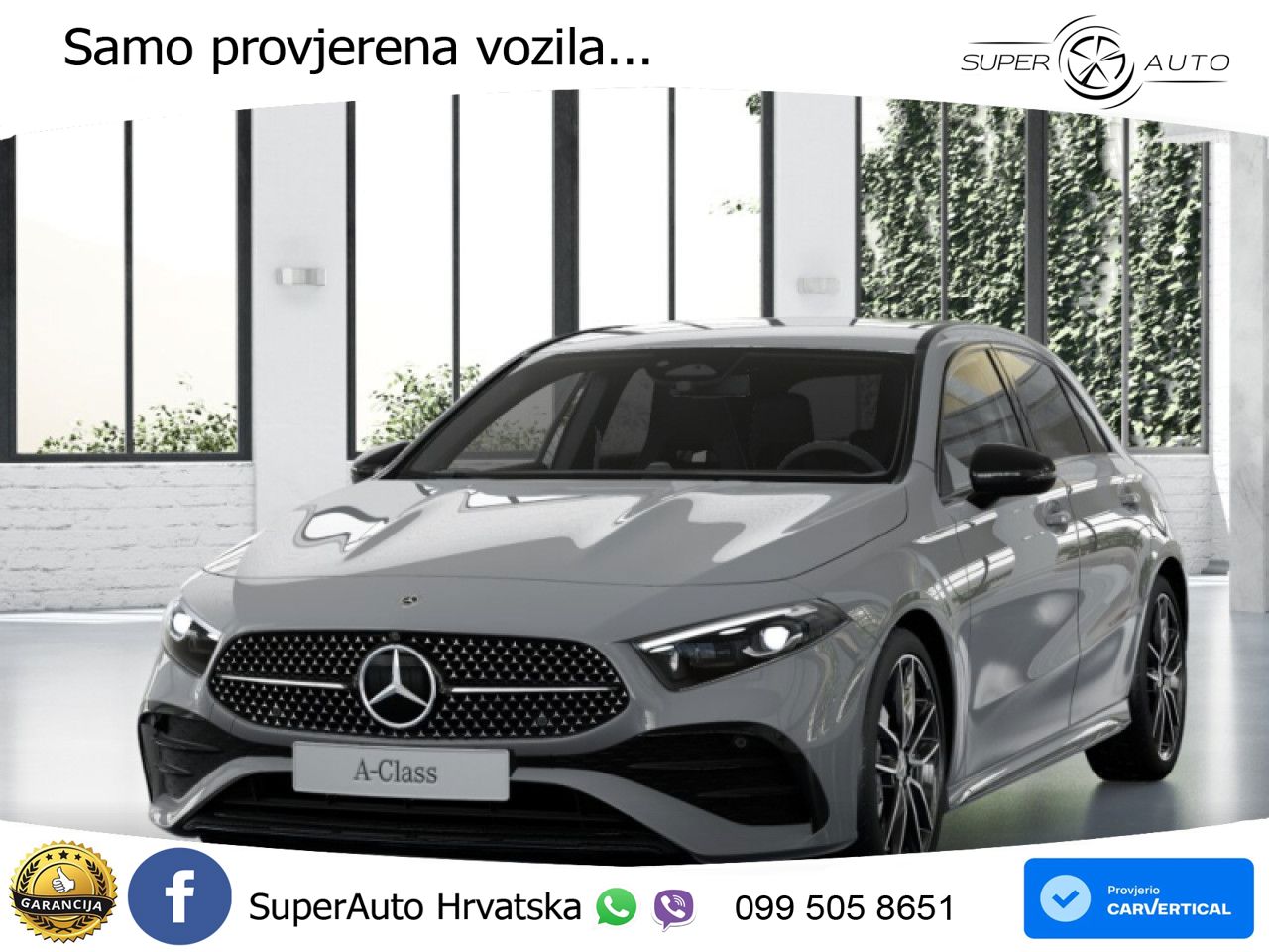 Mercedes-Benz A 200d 8G-DCT AMG LED+GR SJED+ACC