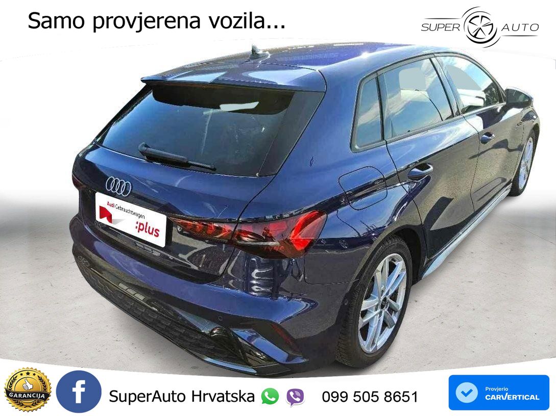 Audi A3 35 TFSI (150 KS) S tronic S line LED+GR SJED+ACC