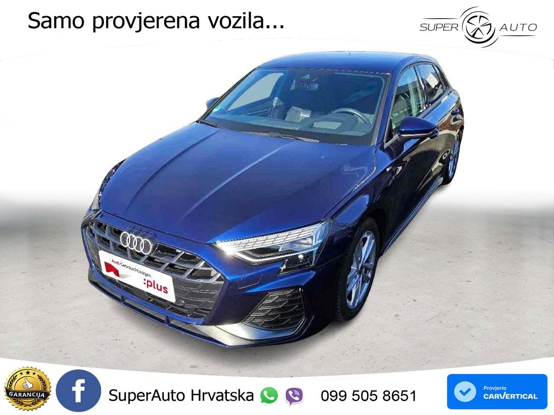 Audi A3 35 TFSI (150 KS) S tronic S line LED+GR SJED+ACC