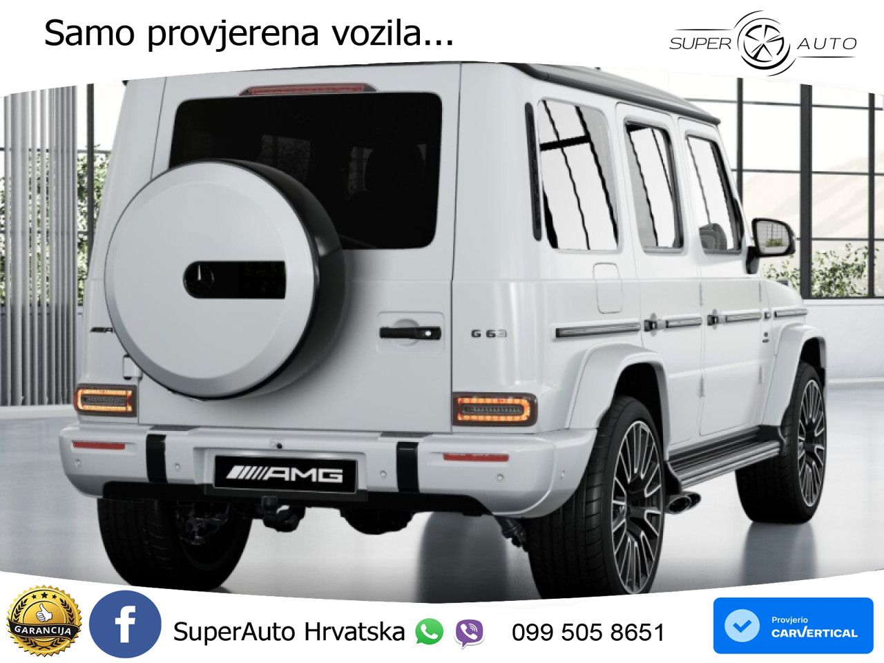 Mercedes AMG G 63 Long V8 (585 KS) 4MATIC 9G-TRONIC AMG SPEEDSHIFT TCT