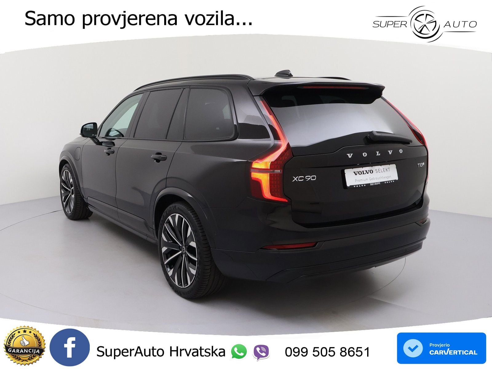 Volvo XC90 2.0 T8 AWD Automatic ZRAČNI+ACC+GR SJED+KAM+PANO
