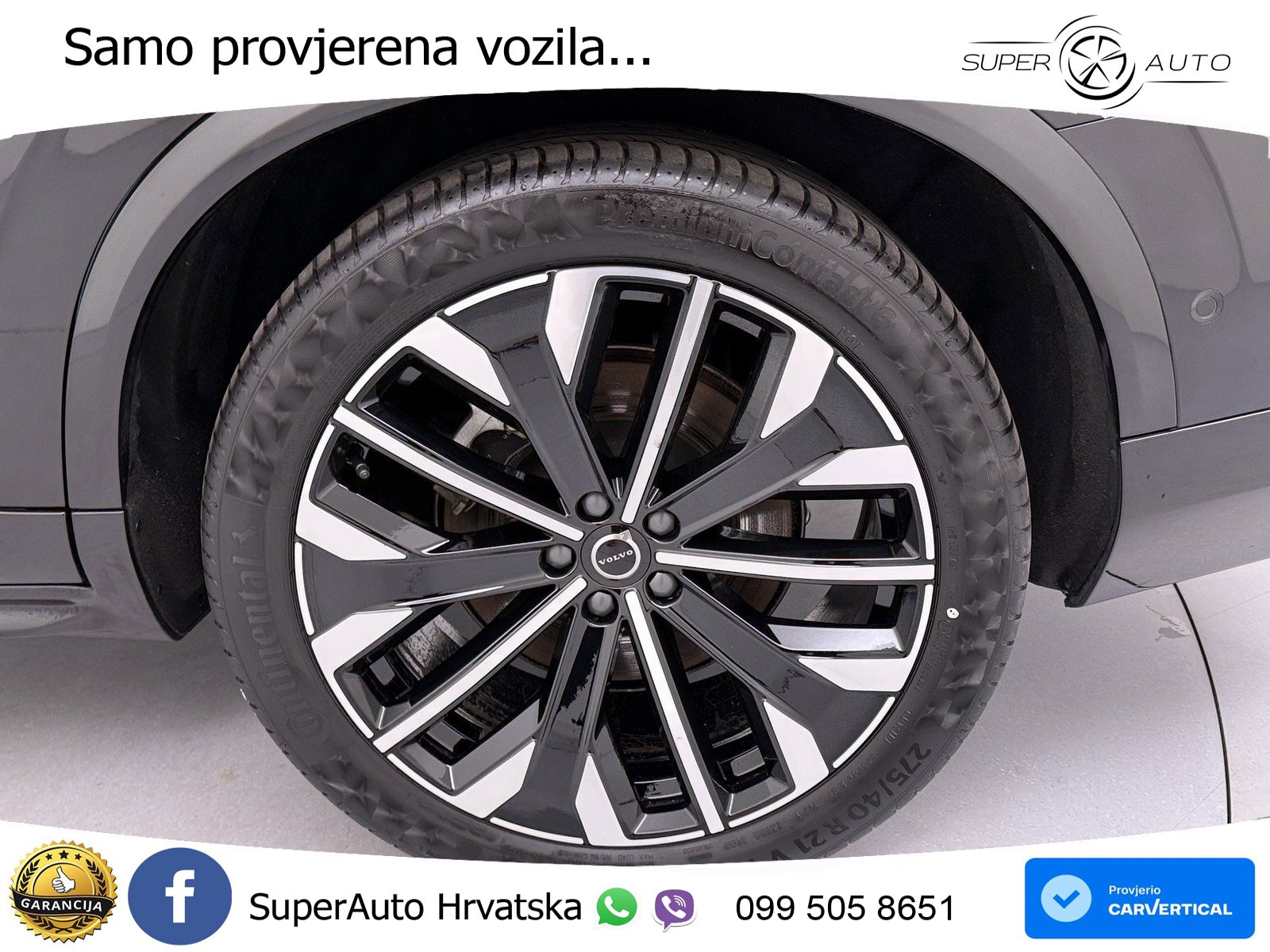 Volvo XC90 2.0 T8 AWD Automatic ZRAČNI+ACC+GR SJED+KAM+PANO