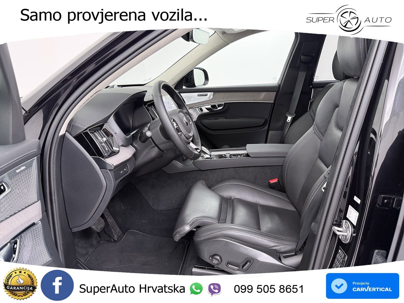 Volvo XC90 2.0 T8 AWD Automatic ZRAČNI+ACC+GR SJED+KAM+PANO