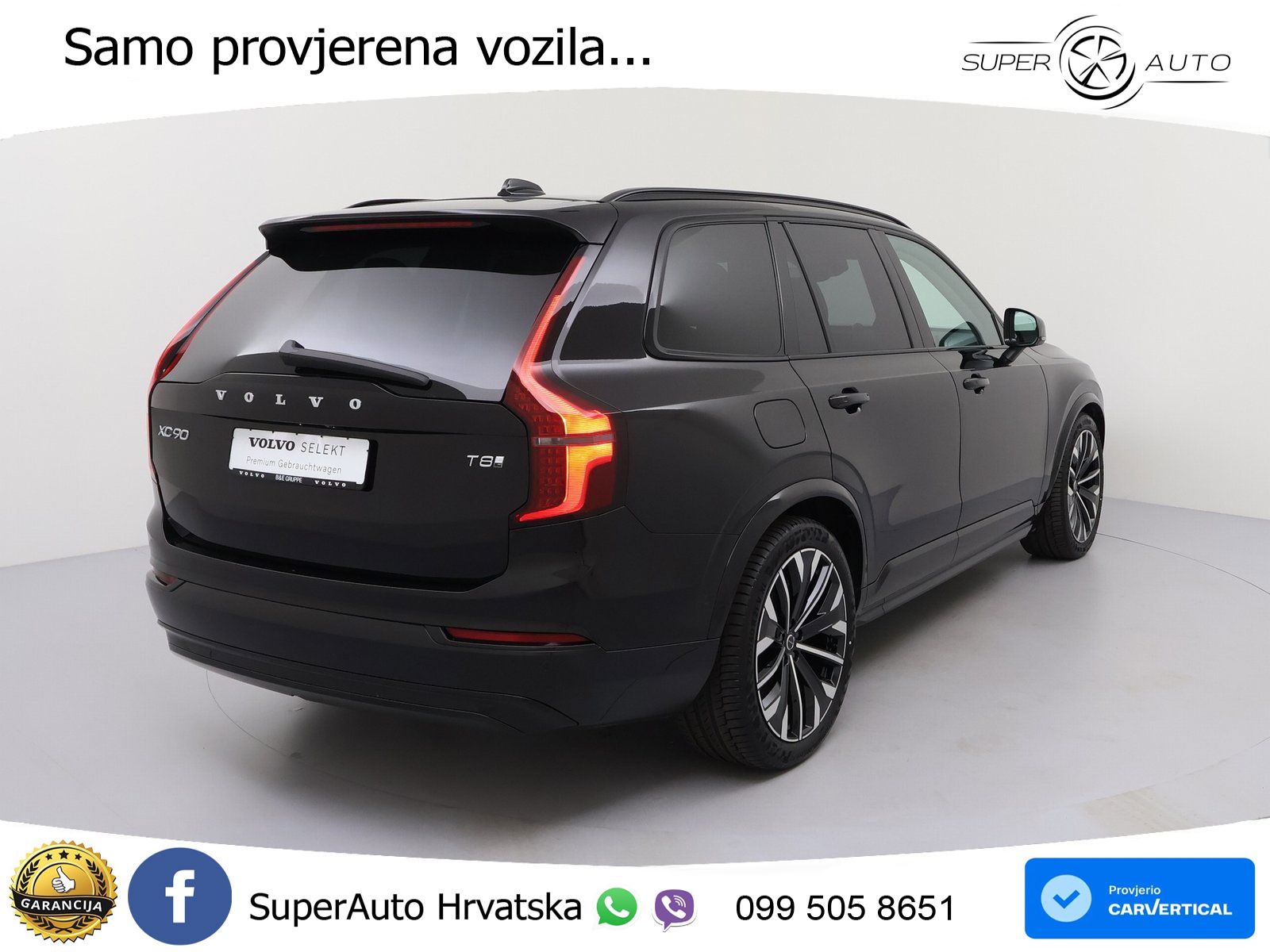 Volvo XC90 2.0 T8 AWD Automatic ZRAČNI+ACC+GR SJED+KAM+PANO