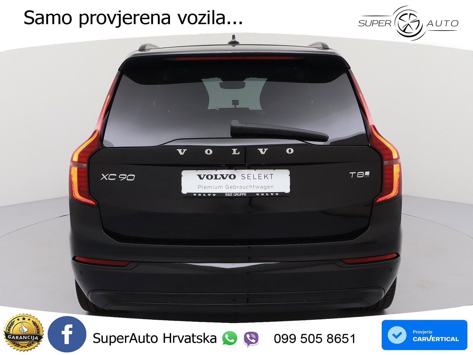 Volvo XC90 2.0 T8 AWD Automatic ZRAČNI+ACC+GR SJED+KAM+PANO