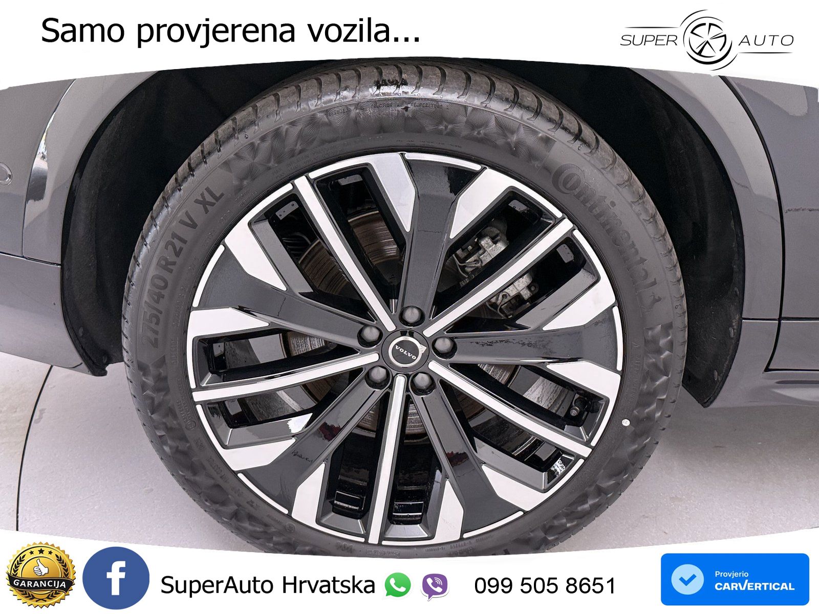 Volvo XC90 2.0 T8 AWD Automatic ZRAČNI+ACC+GR SJED+KAM+PANO