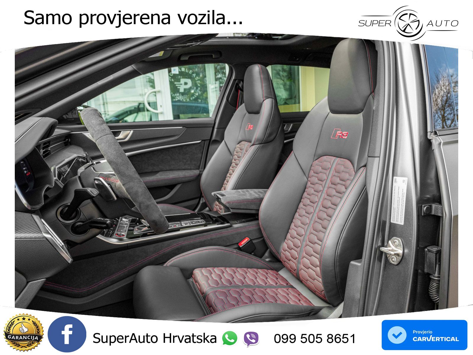 Audi RS6 Avant 4.0 TFSI V8 performance (630 KS)  quattro tiptronic LED+GR SJED+ACC