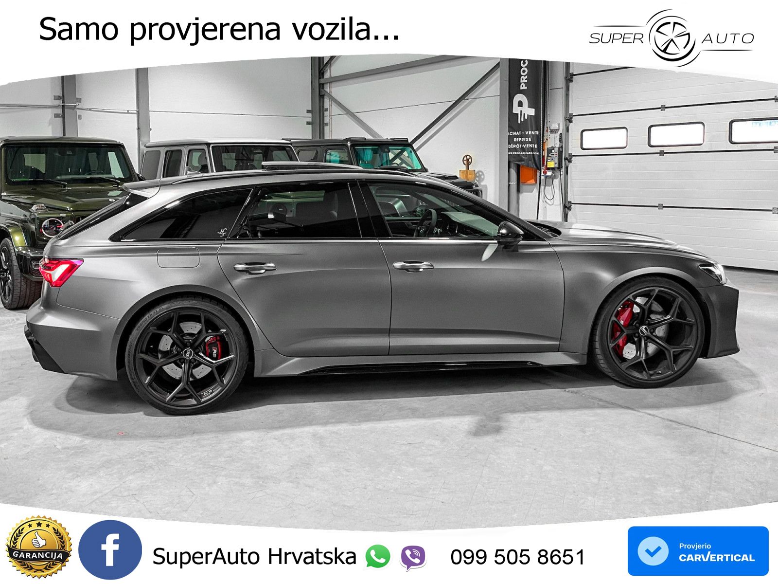 Audi RS6 Avant 4.0 TFSI V8 performance (630 KS)  quattro tiptronic LED+GR SJED+ACC