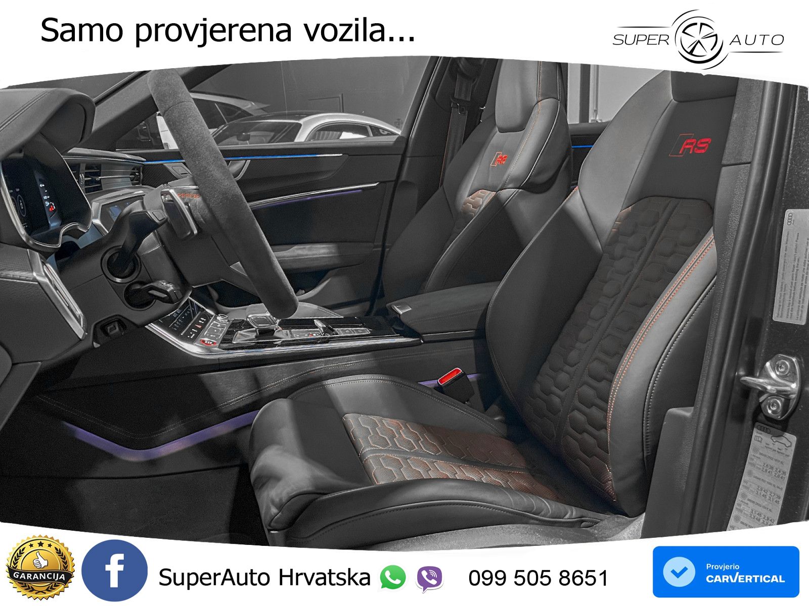 Audi RS6 Avant 4.0 TFSI V8 performance (630 KS)  quattro tiptronic LED+GR SJED+ACC