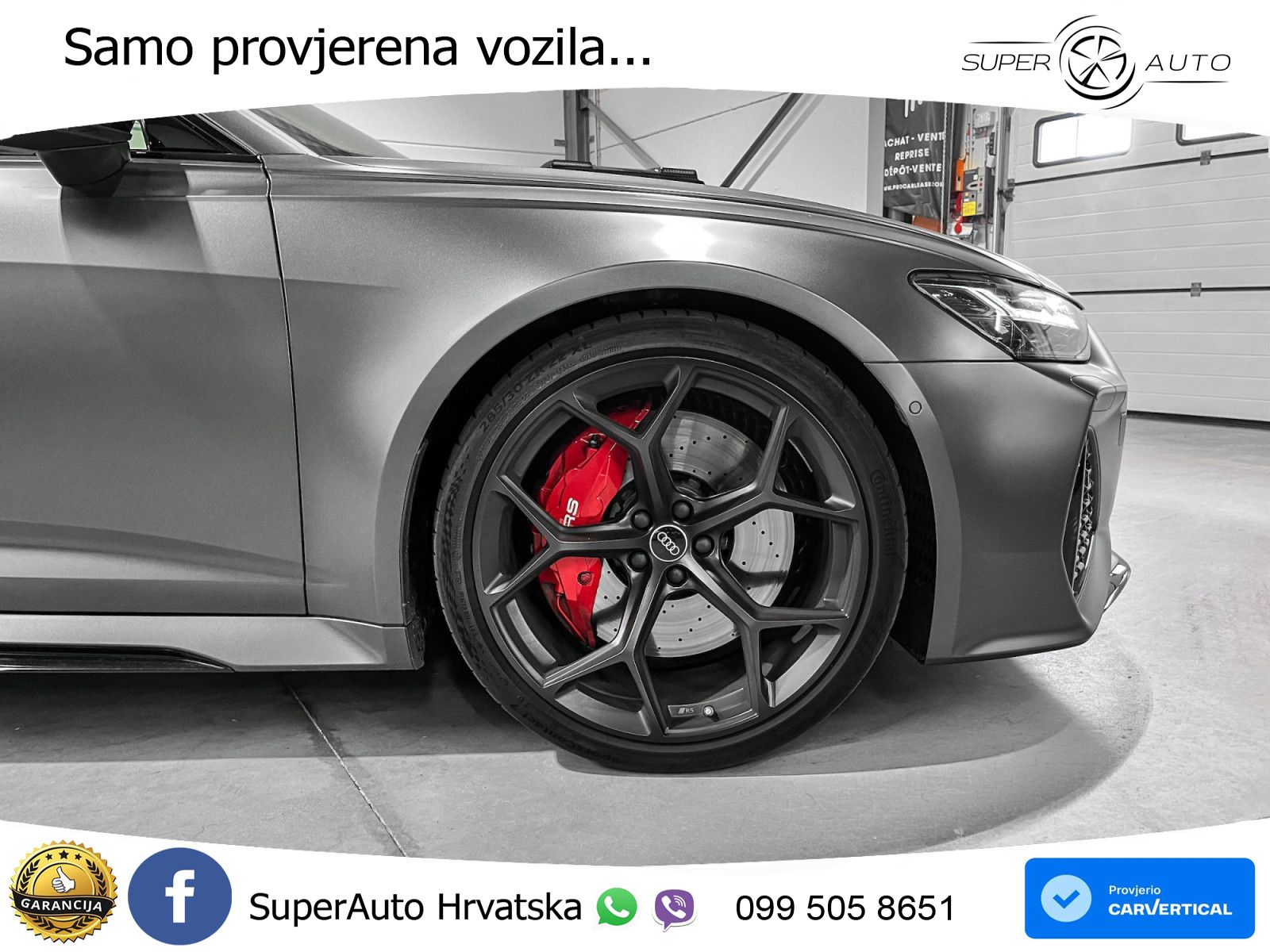 Audi RS6 Avant 4.0 TFSI V8 performance (630 KS)  quattro tiptronic LED+GR SJED+ACC