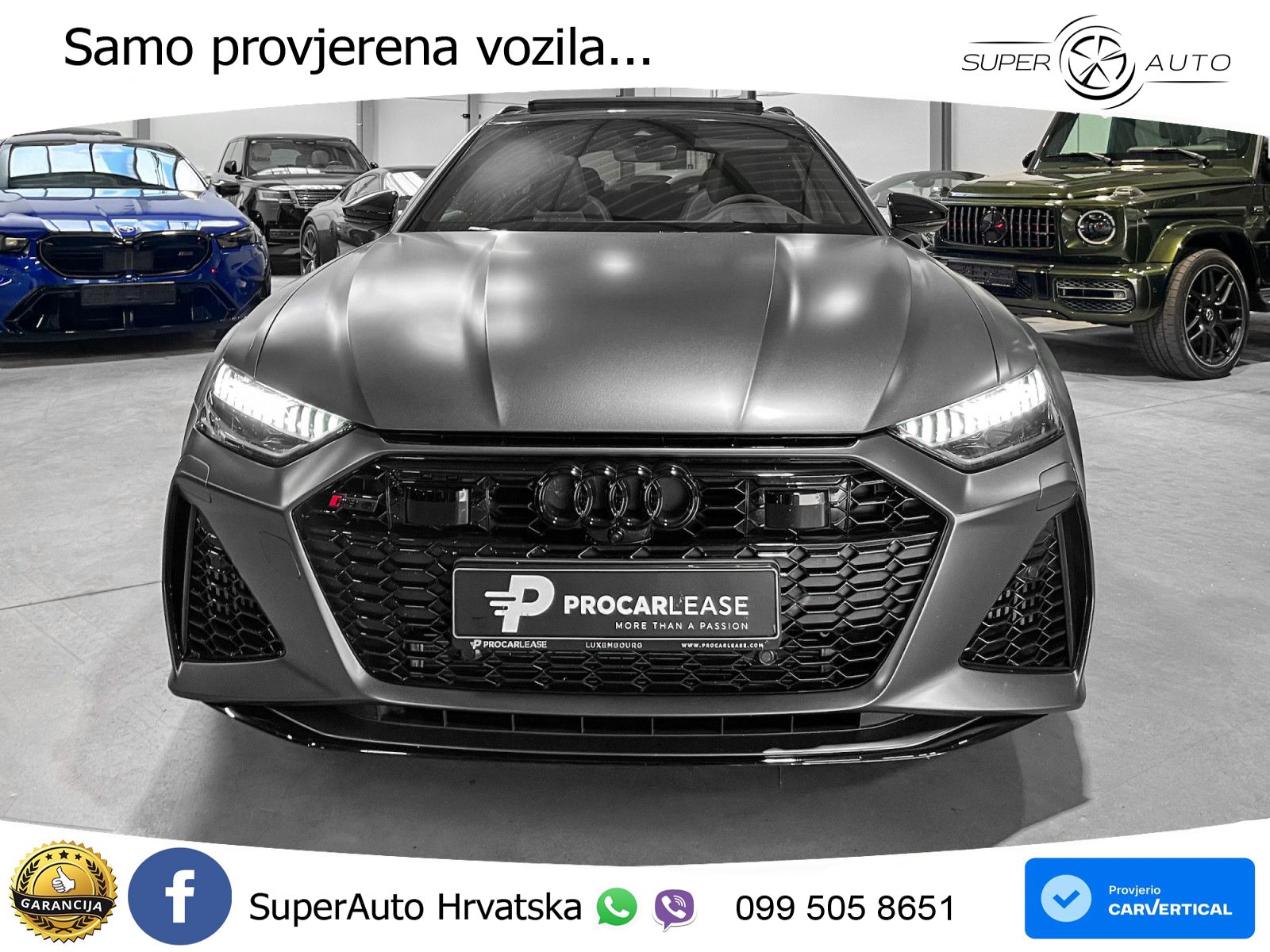 Audi RS6 Avant 4.0 TFSI V8 performance (630 KS)  quattro tiptronic LED+GR SJED+ACC