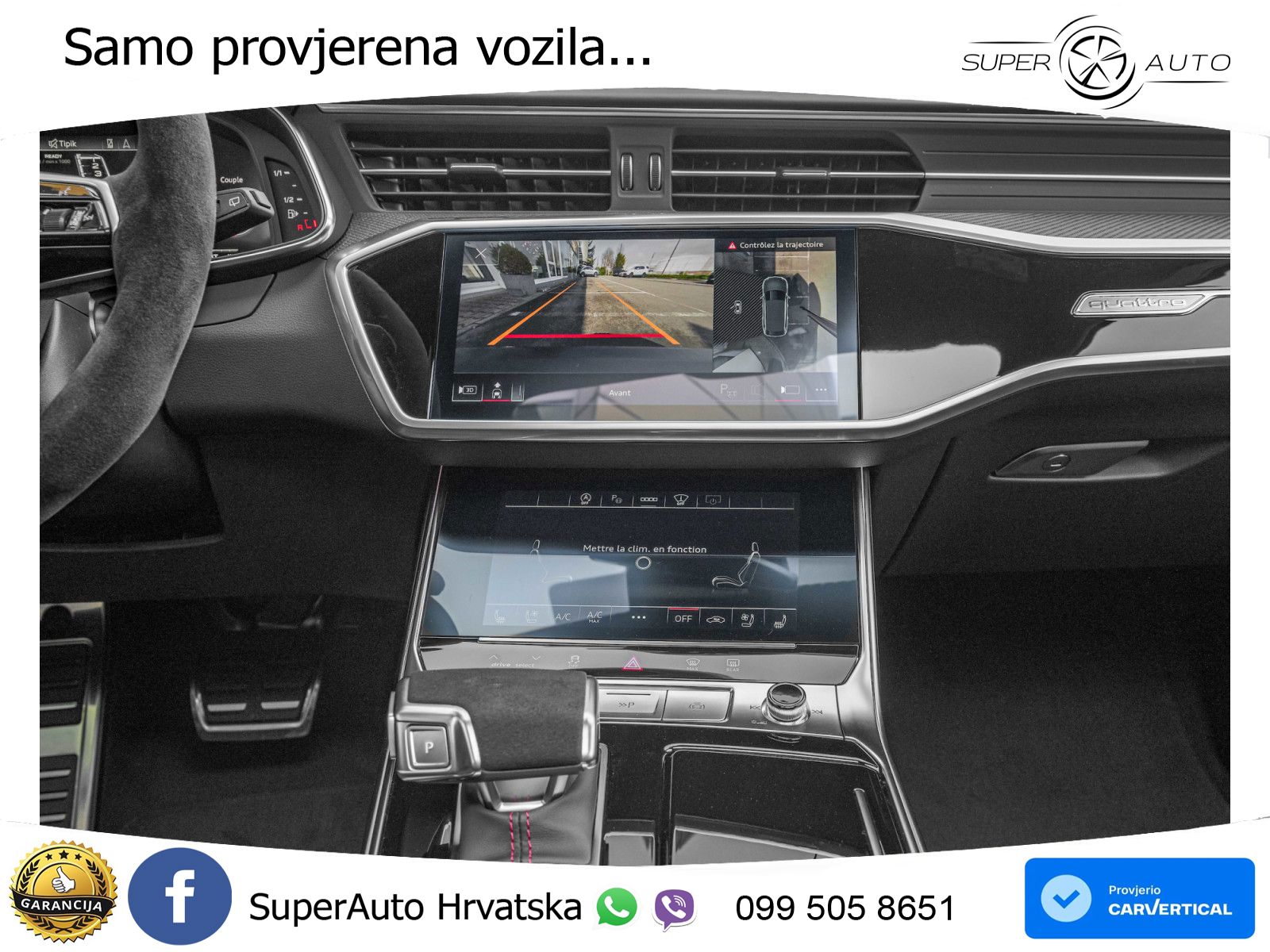Audi RS6 Avant 4.0 TFSI V8 performance (630 KS)  quattro tiptronic LED+GR SJED+ACC