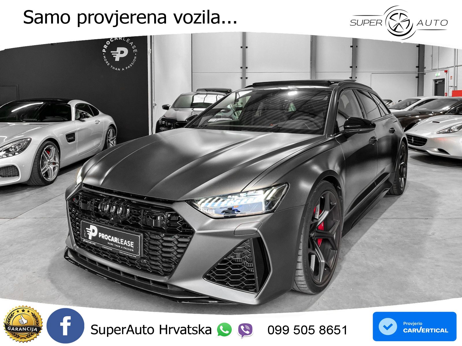 Audi RS6 Avant 4.0 TFSI V8 performance (630 KS)  quattro tiptronic LED+GR SJED+ACC