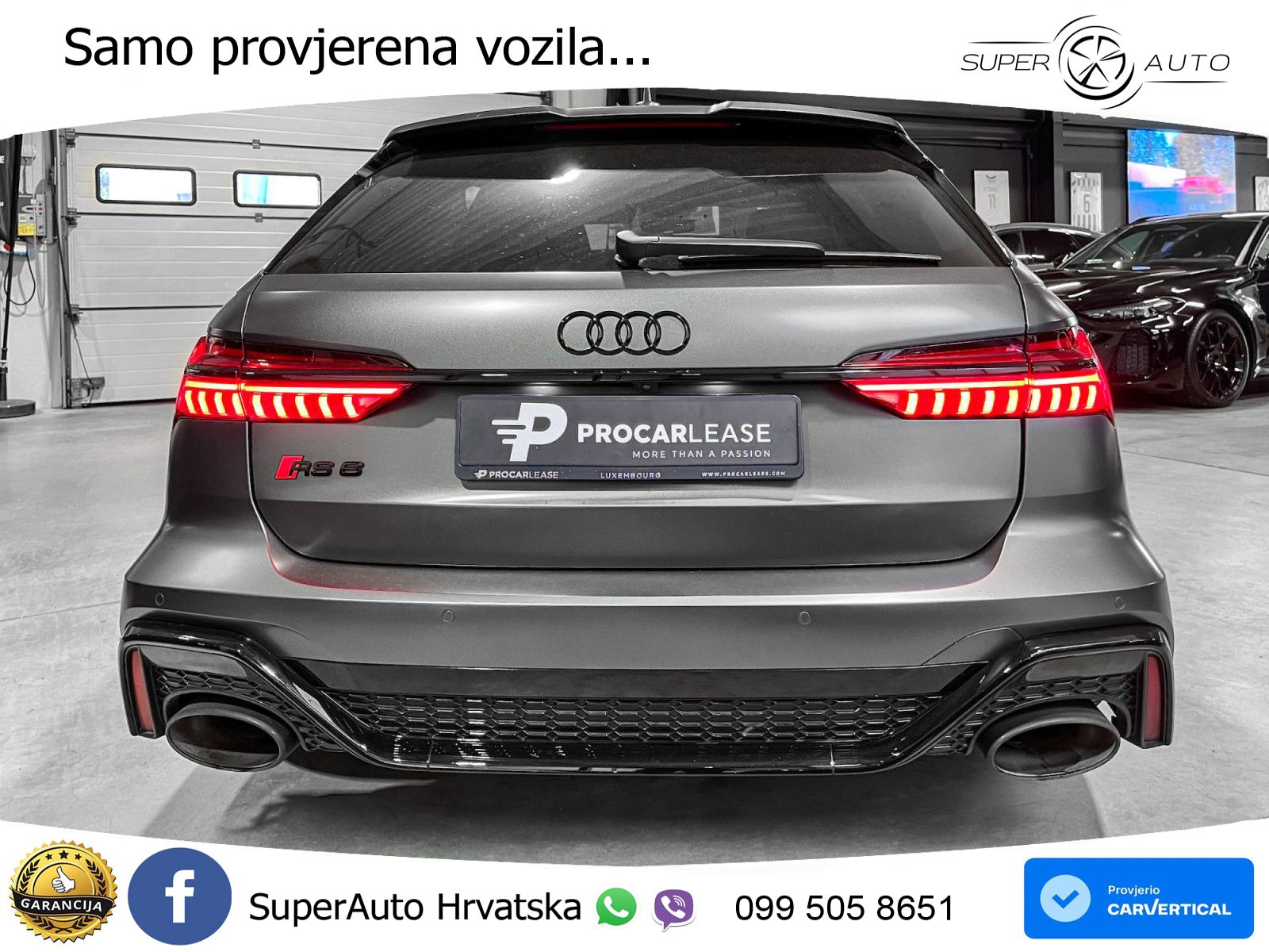 Audi RS6 Avant 4.0 TFSI V8 performance (630 KS)  quattro tiptronic LED+GR SJED+ACC