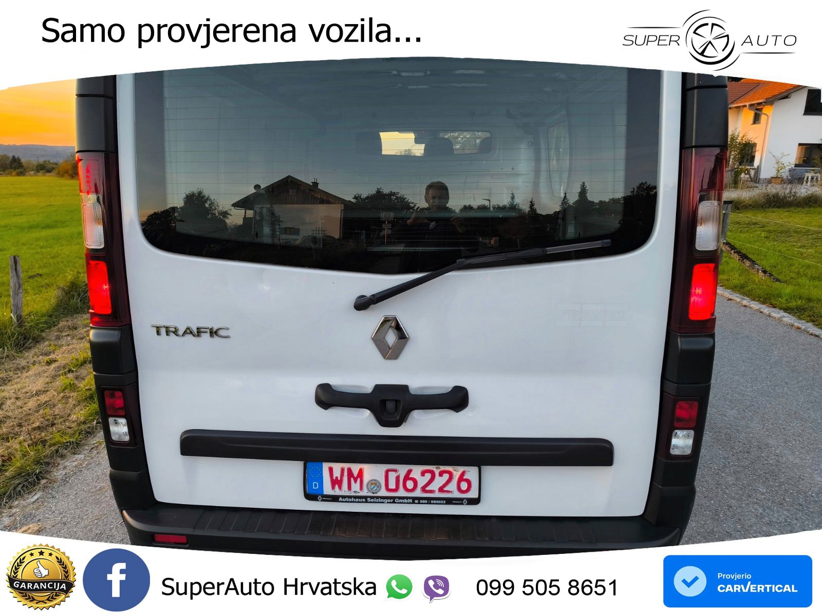 Renault Trafic Kasten L2H1 3,0t Komfort Teilverglastst 131 KS