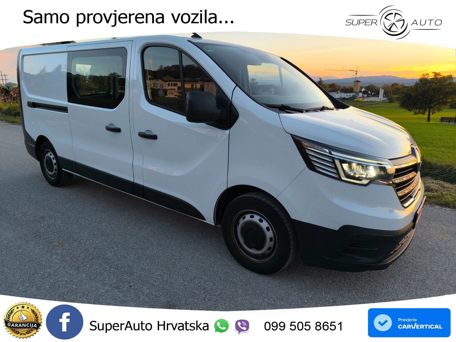 Renault Trafic Kasten L2H1 3,0t Komfort Teilverglastst 131 KS