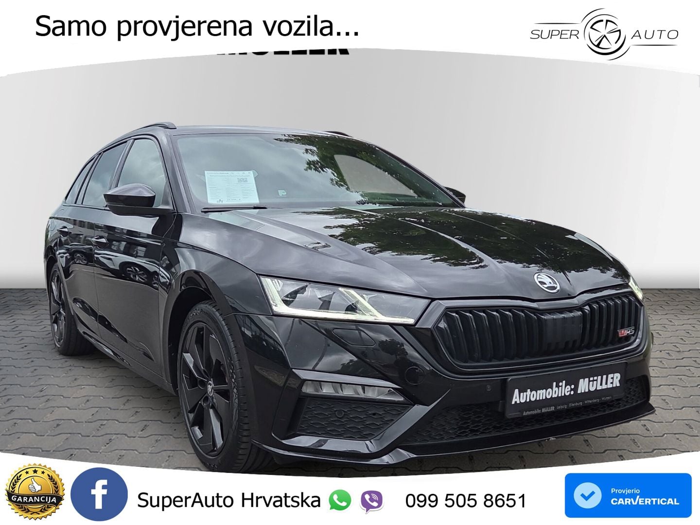 Škoda Octavia Combi RS 2.0 TDI (200 KS) 4x4 DSG LED+GR SJED+ACC