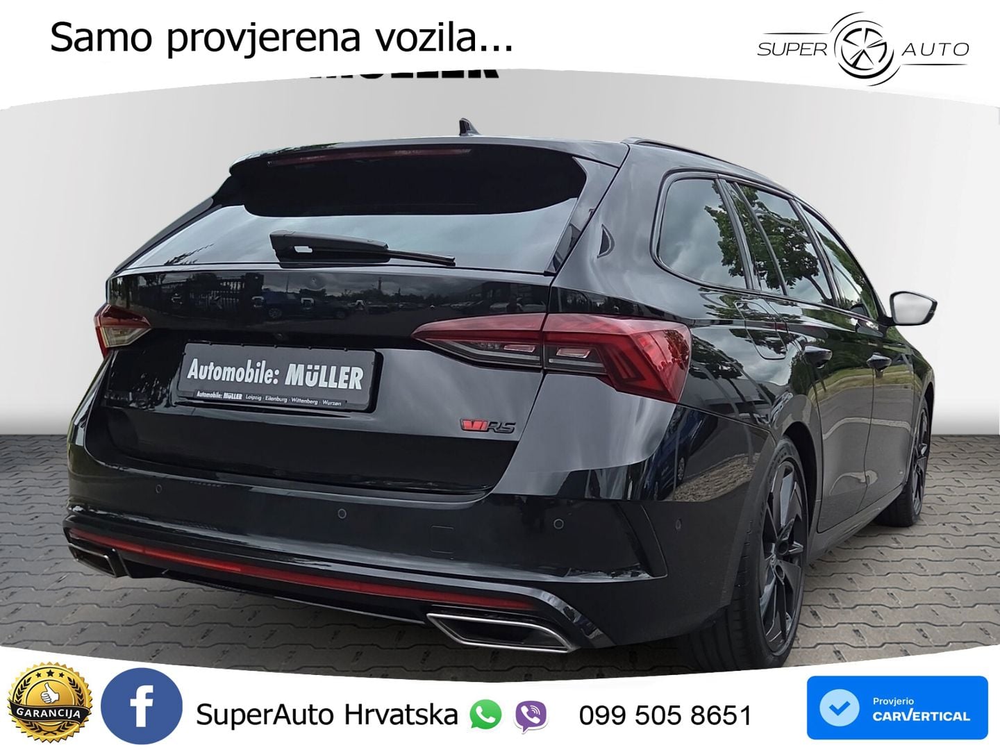 Škoda Octavia Combi RS 2.0 TDI (200 KS) 4x4 DSG LED+GR SJED+ACC
