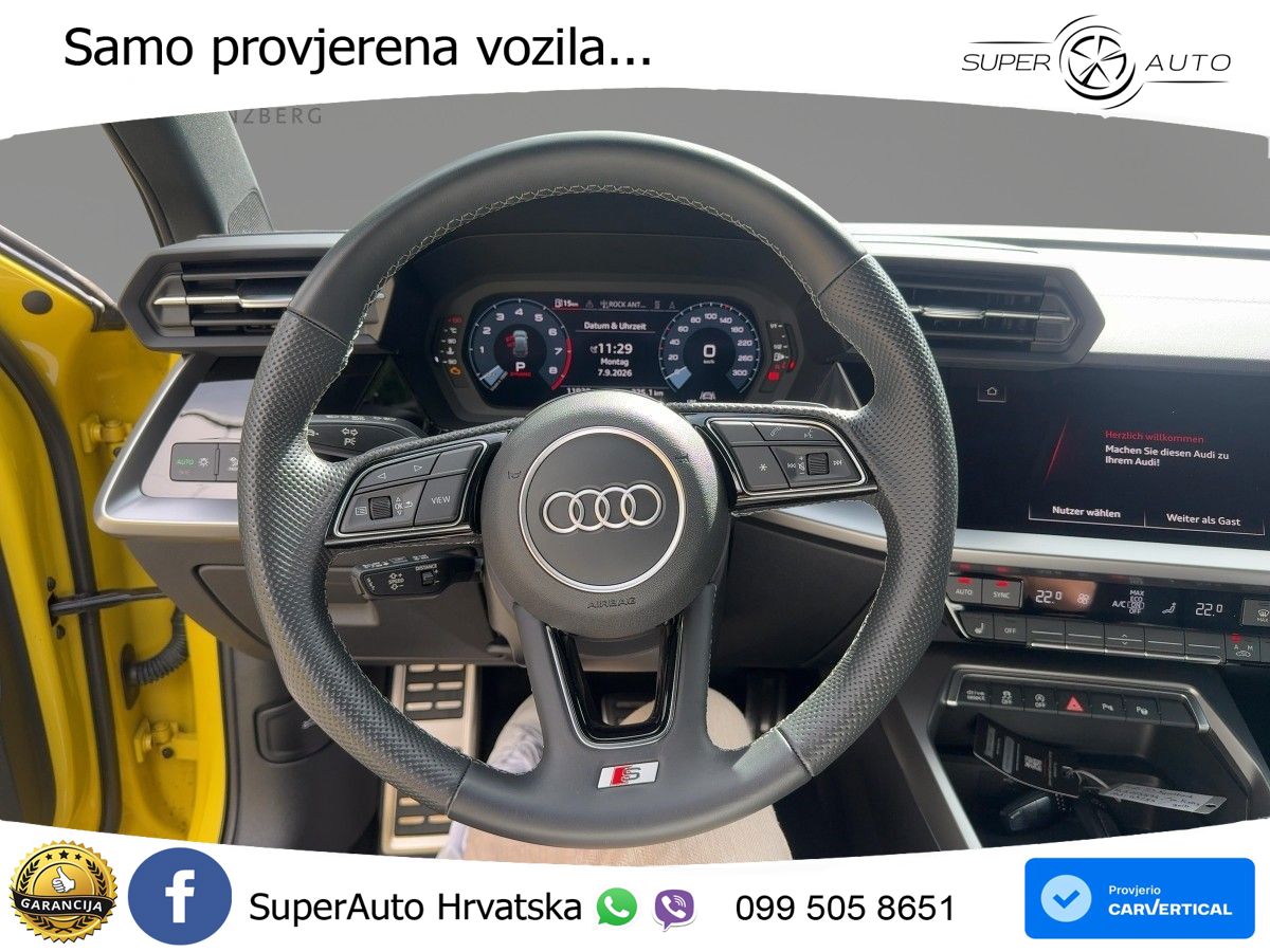 Audi S3 2.0 TFSI (310 KS) quattro S tronic MATRIX+GR SJED+KAM