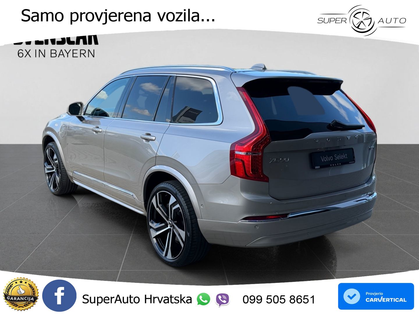 Volvo XC90 2.0 T8 AWD Automatic ACC+HEAD+4xGR SJED+360+PANO