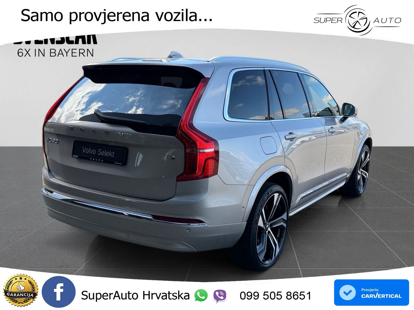 Volvo XC90 2.0 T8 AWD Automatic ACC+HEAD+4xGR SJED+360+PANO