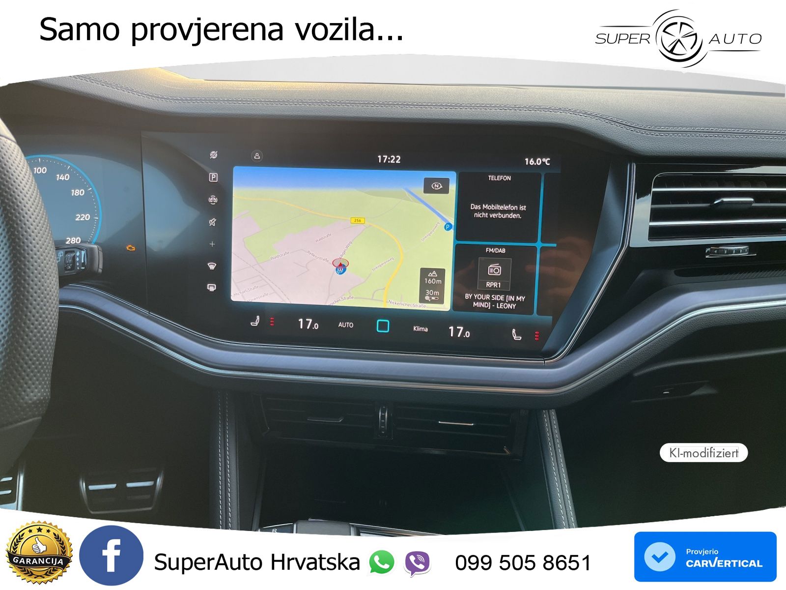 Volkswagen Touareg 3.0 V6 TDI (286 KS) 4MOTION Tiptronic ZRAČNI+ACC+4xGR SJED+KAM