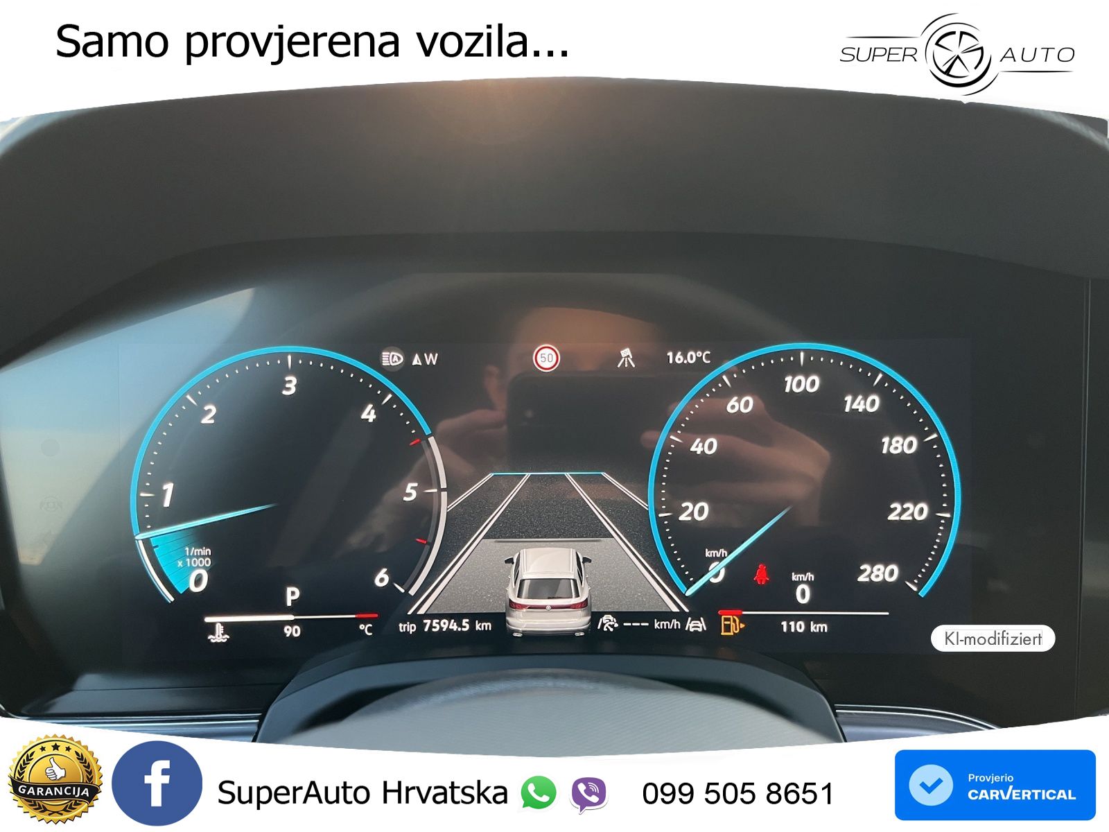 Volkswagen Touareg 3.0 V6 TDI (286 KS) 4MOTION Tiptronic ZRAČNI+ACC+4xGR SJED+KAM