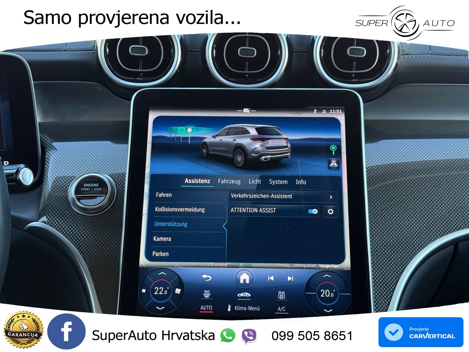 Mercedes GLC 300e (313 KS) 4MATIC 9G-TRONIC Avantgarde ZRAČNI+ACC+GR SJED+KAM