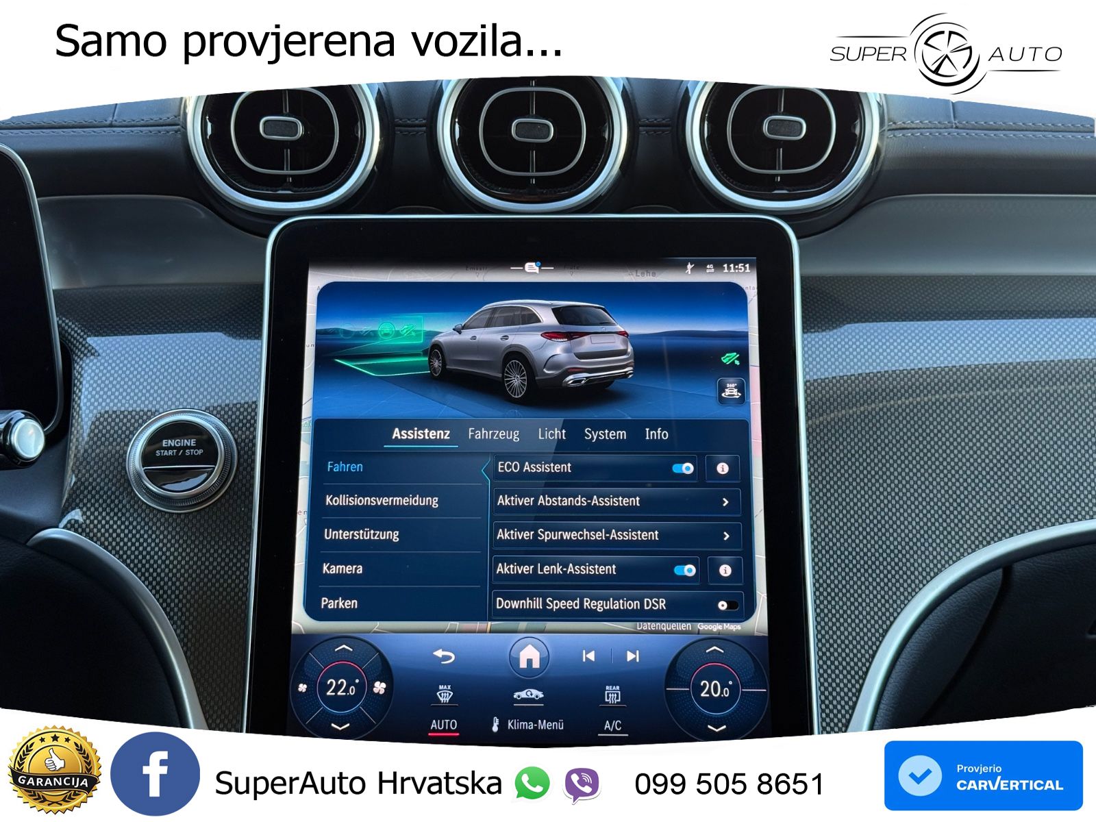 Mercedes GLC 300e (313 KS) 4MATIC 9G-TRONIC Avantgarde ZRAČNI+ACC+GR SJED+KAM