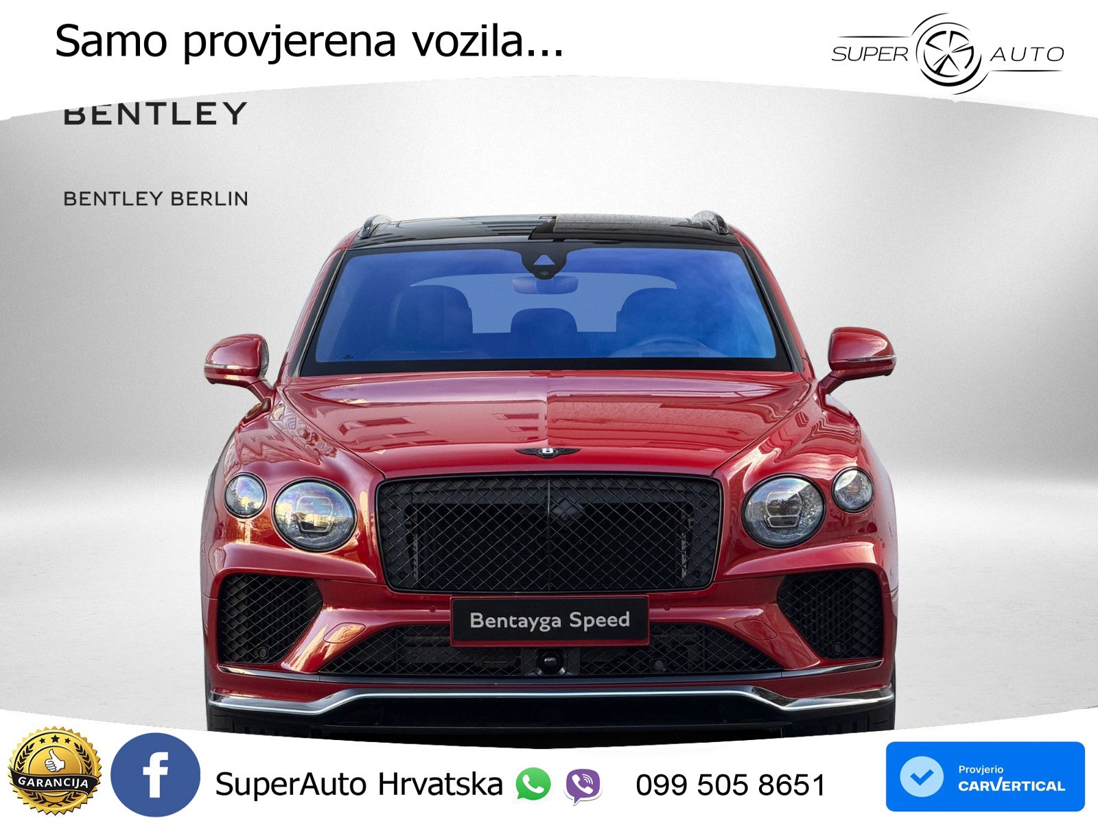 Bentley Bentayga Speed 4.0 V8 (650 KS) AWD Automatic LED+GR SJED+ACC