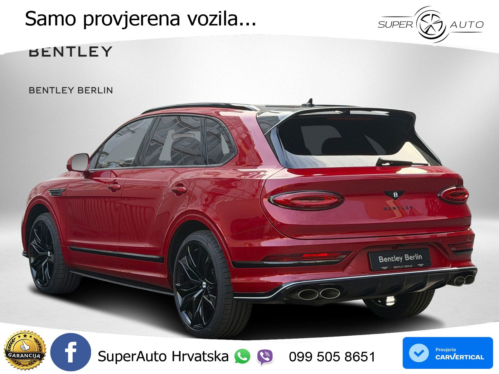 Bentley Bentayga Speed 4.0 V8 (650 KS) AWD Automatic LED+GR SJED+ACC