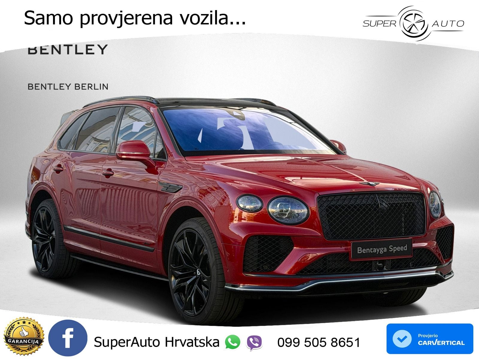 Bentley Bentayga Speed 4.0 V8 (650 KS) AWD Automatic LED+GR SJED+ACC