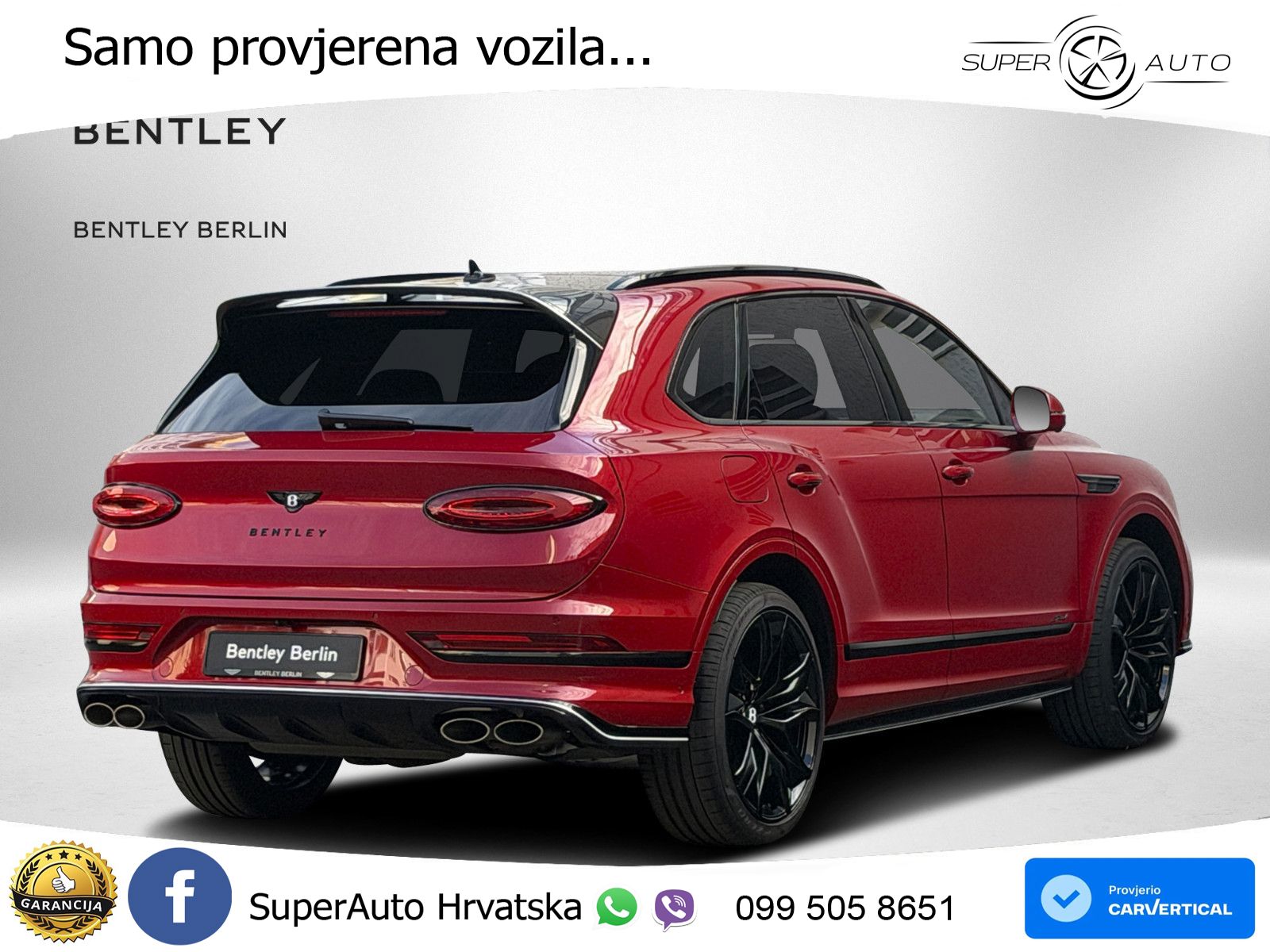Bentley Bentayga Speed 4.0 V8 (650 KS) AWD Automatic LED+GR SJED+ACC