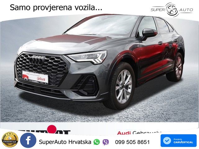 Audi Q3 II Sportback 35 TFSI (150 KS) S tronic S line LED+GR SJED+ACC
