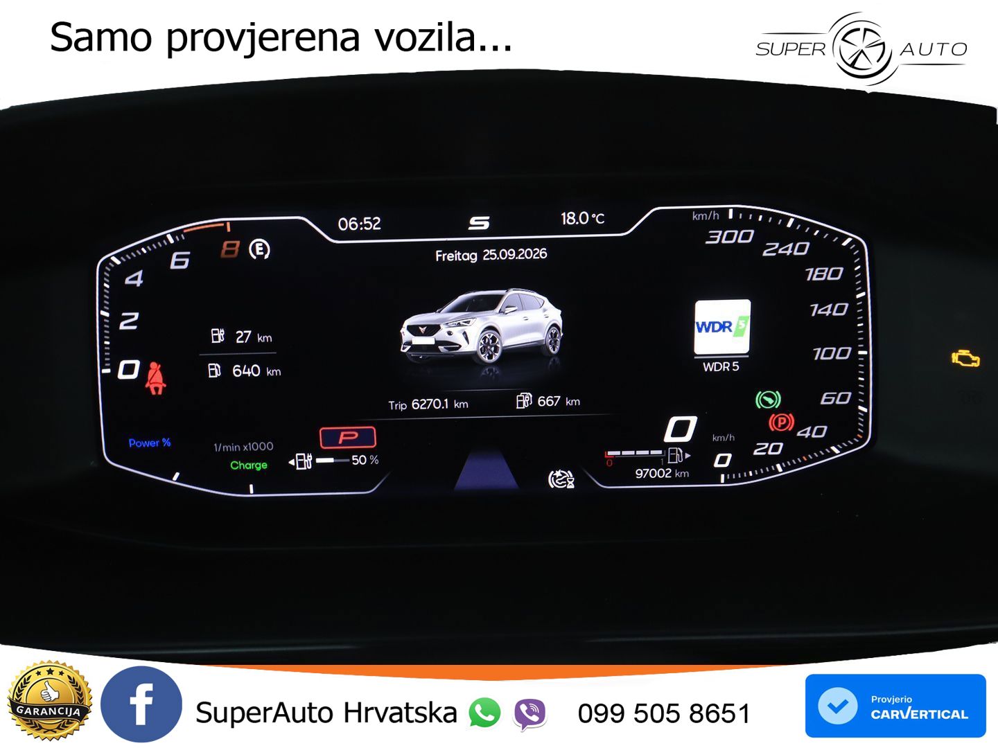 Cupra Formentor 1.4 TSI (204 KS) e-Hybrid DSG LED+GR SJED+ACC