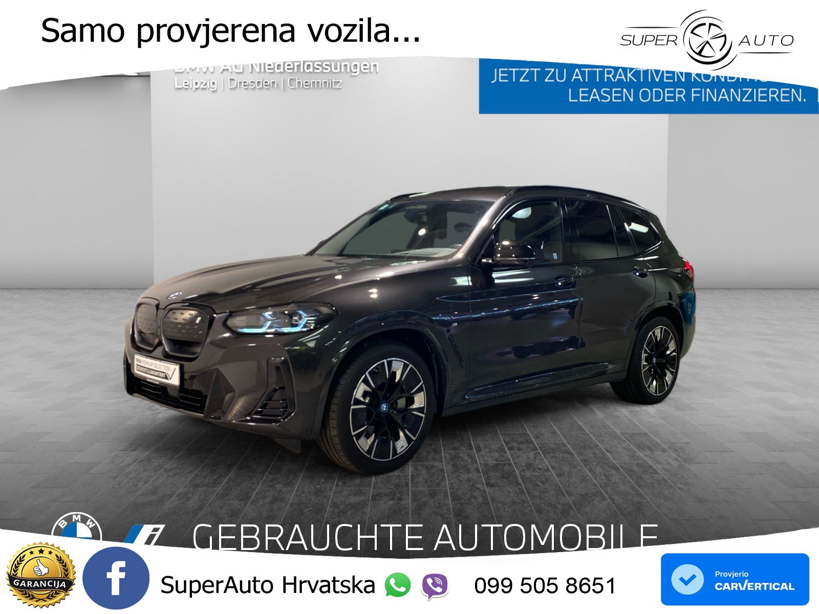 BMW iX3 80 kWh (286 KS)