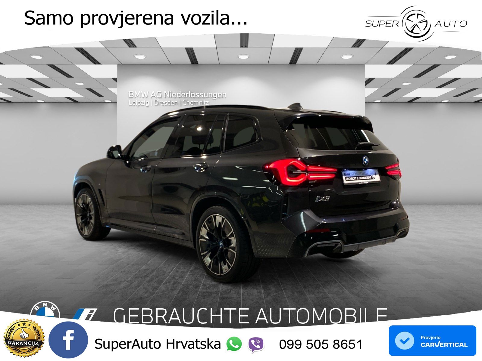BMW iX3 80 kWh (286 KS)