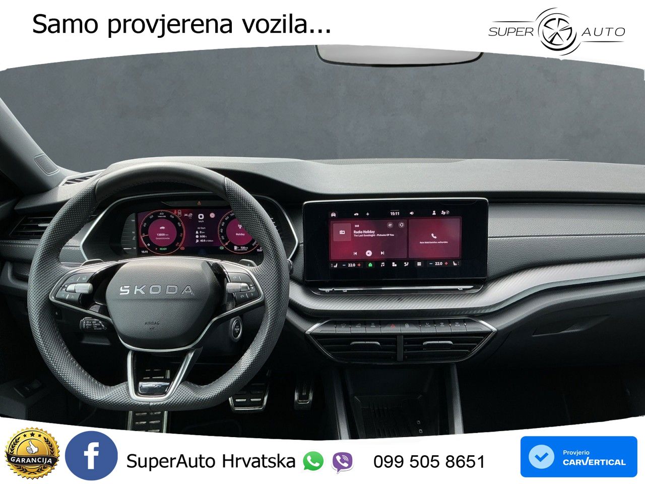Škoda Octavia Combi 1.5 TSI (150 KS) DSG SportLine MATRIX+GR SJED+KAM