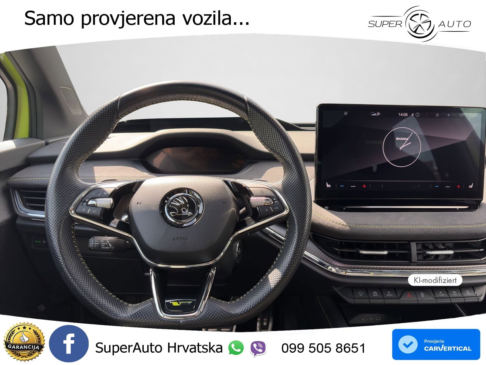 Škoda Enyaq iV RS 82 kWh (299 KS) AWD Lounge MATRIX+GR SJED+KAM