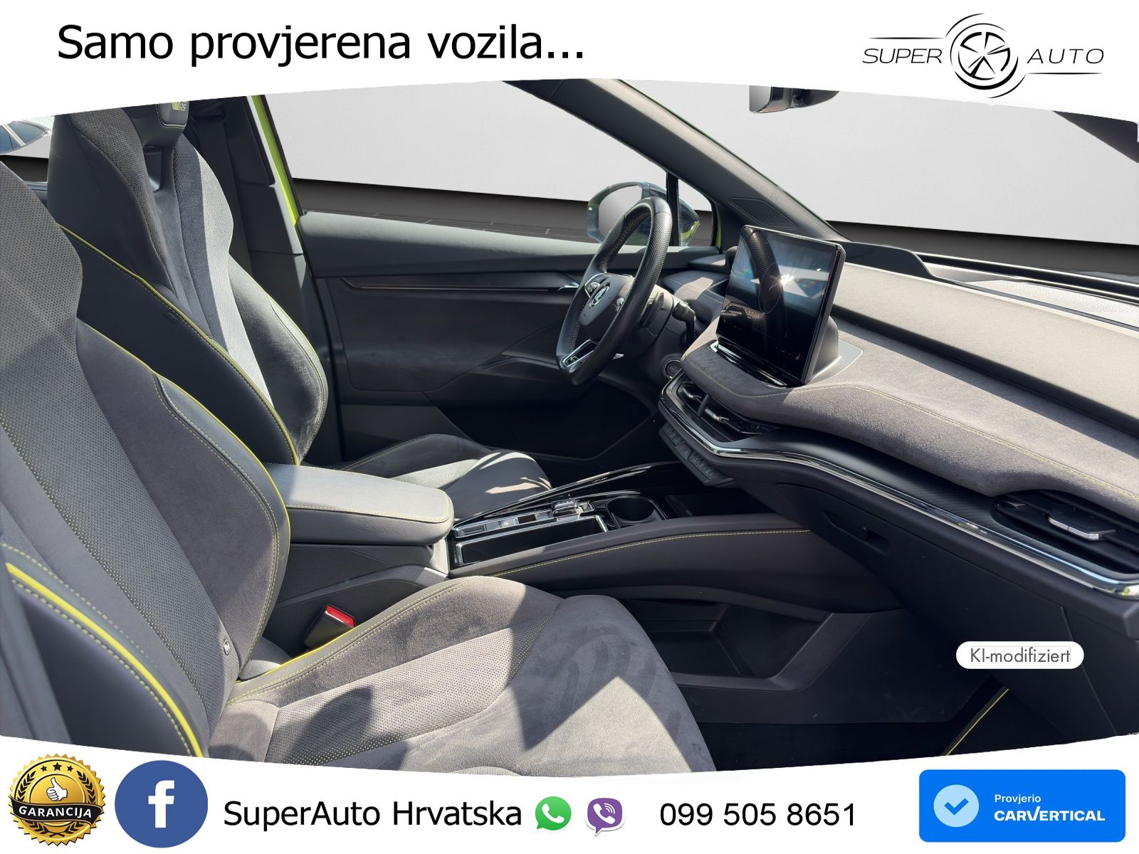 Škoda Enyaq iV RS 82 kWh (299 KS) AWD Lounge MATRIX+GR SJED+KAM