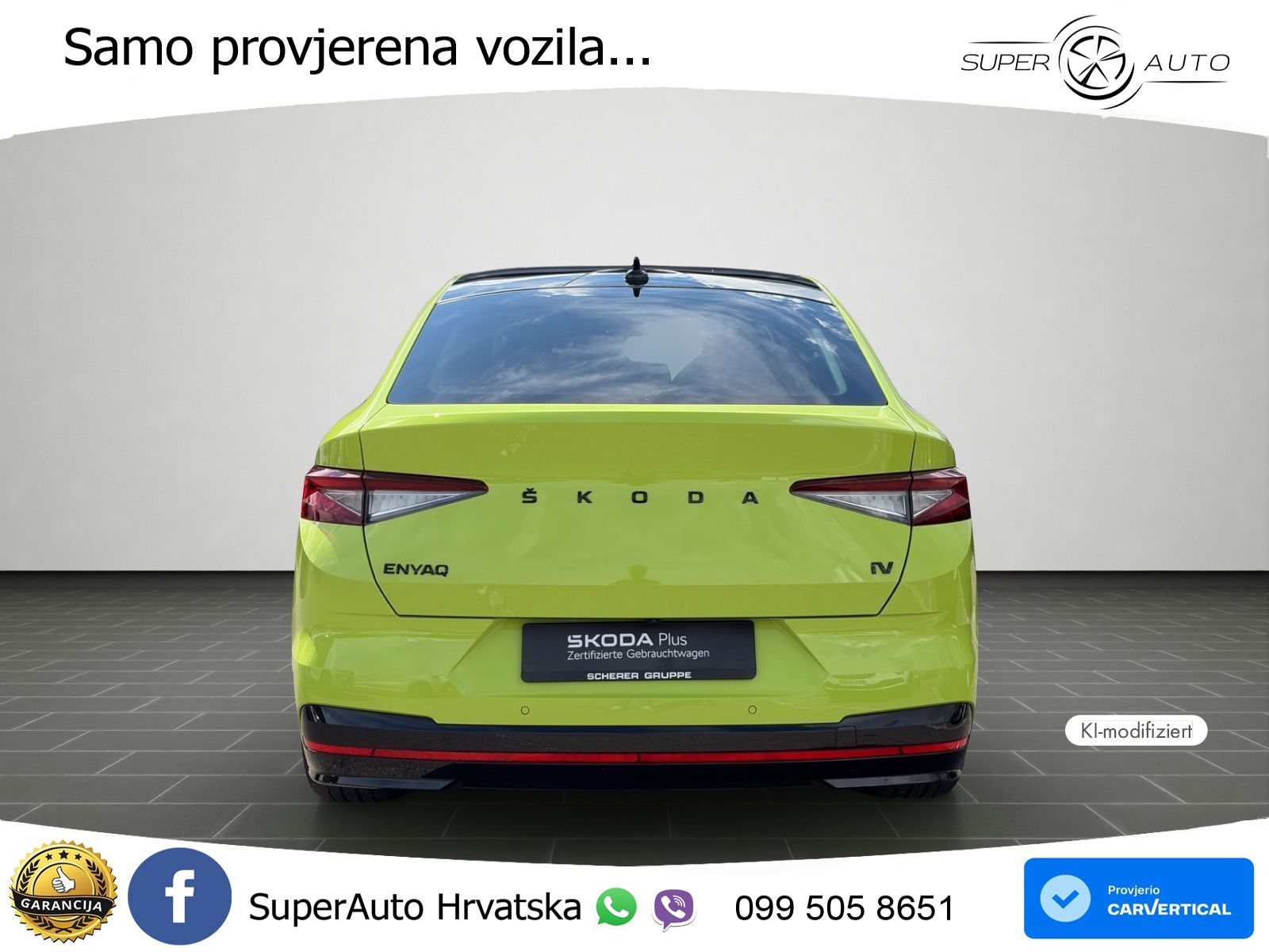 Škoda Enyaq iV RS 82 kWh (299 KS) AWD Lounge MATRIX+GR SJED+KAM