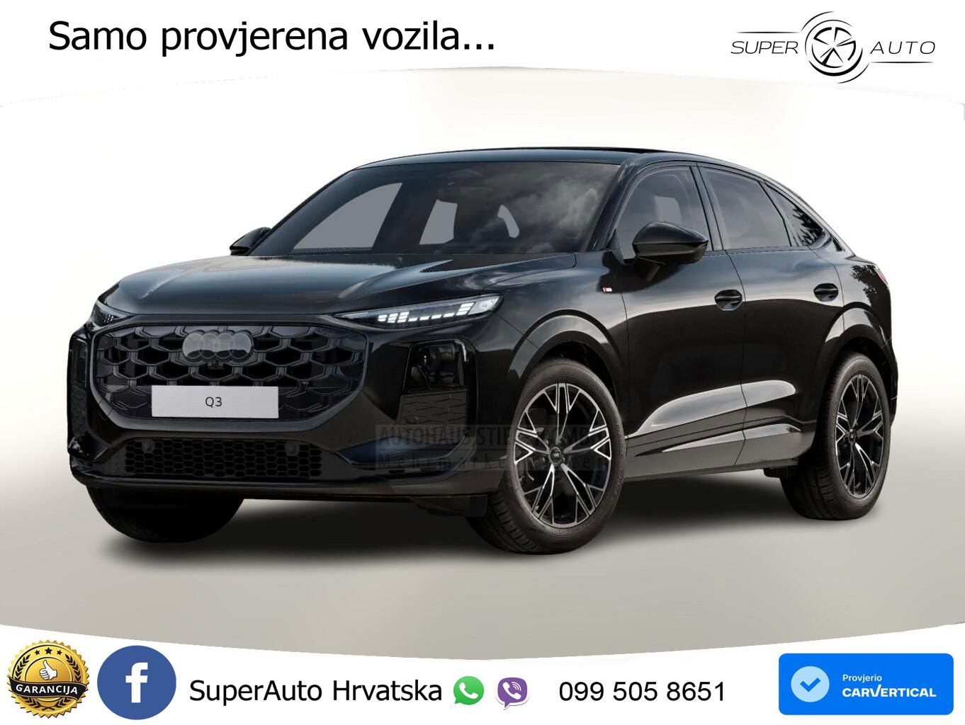 Audi Q3 III Sportback 2.0 TFSI (204 KS) quattro S tronic LED+GR SJED+ACC