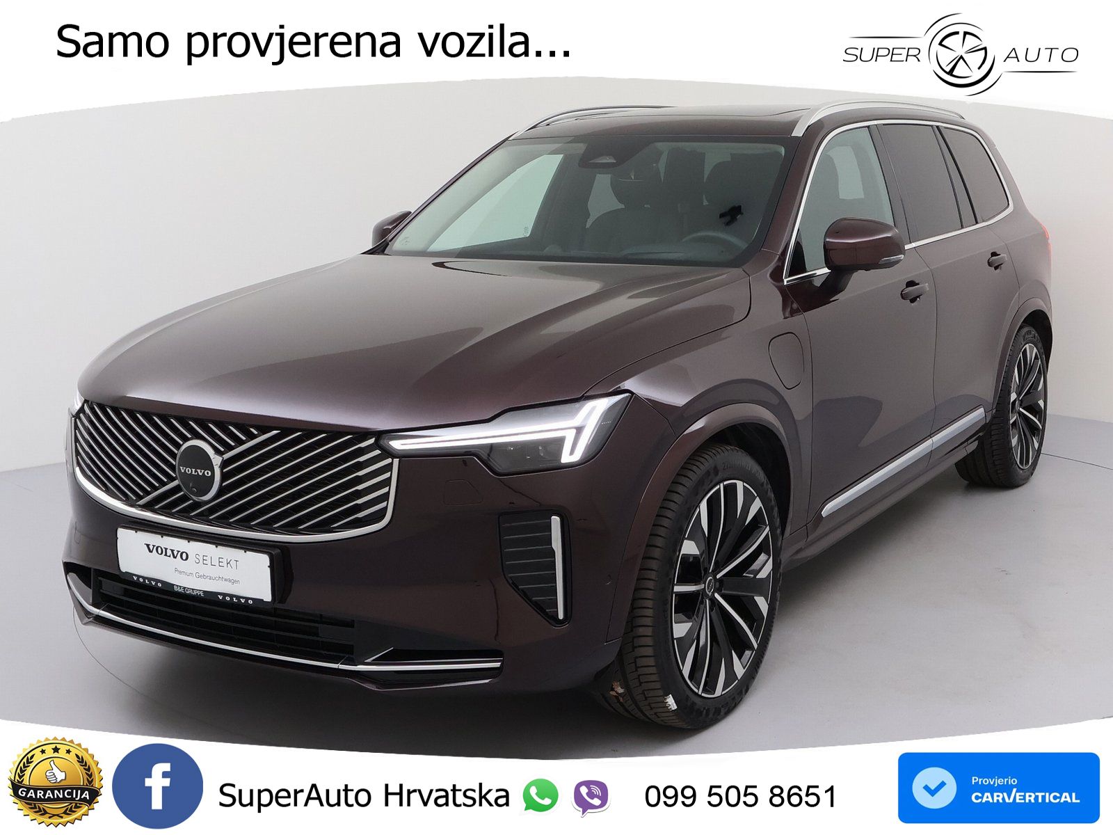 Volvo XC90 2.0 T8 AWD Automatic ACC+HEAD+4xGR SJED+360+PANO